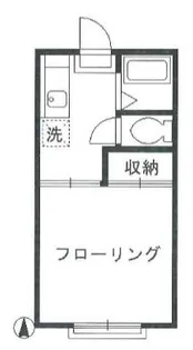 和海ハイツ【1階】の間取り