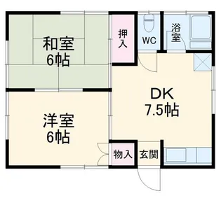 名倉荘【2階】の間取り