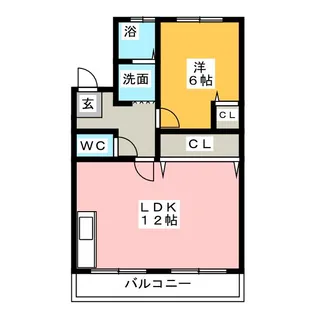 フジエコーポ【1階】の間取り