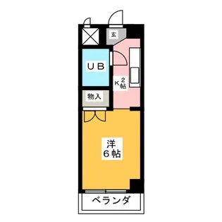 エクセレント小桜【3階】の間取り