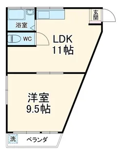 奥山ビル【3階】の間取り