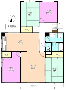 ステイツハウス栗田【2階】の間取り