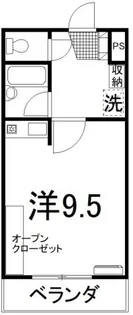 クニヒロマンションC【1階】の間取り