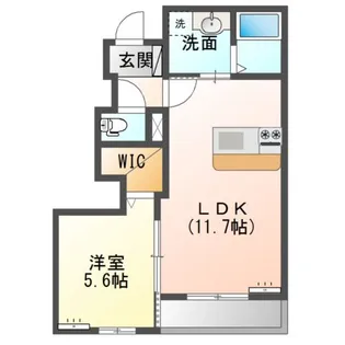 アローラ石垣【1階】の間取り