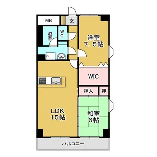 セントレアカマII【4階】の間取り