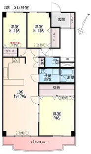 ファインコール91【3階】の間取り
