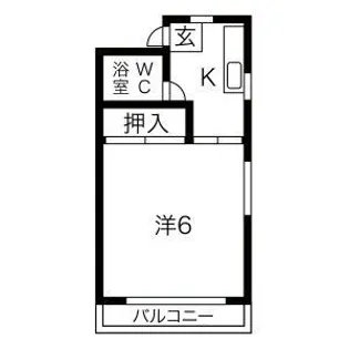 アンシャンテ モリモト【3階】の間取り