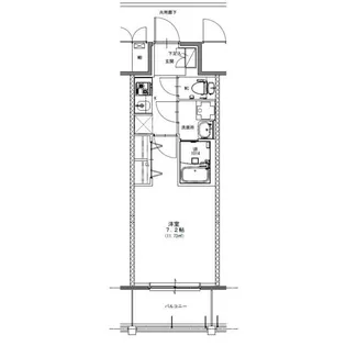 S-RESIDENCE浅間町駅前axial【13階】の間取り