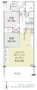 サンクタスレジャンダ軽井沢【1階】の間取り