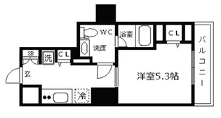 プレール・ドゥーク戸越銀座通り【4階】の間取り