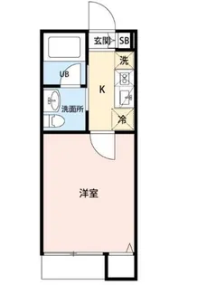 千葉県習志野市香澄6【アパート】の間取り