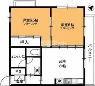 マンションストーク【2階】の間取り