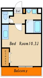 ソレイユS.T.I【1階】の間取り
