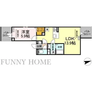 東京都世田谷区祖師谷2【アパート】の間取り