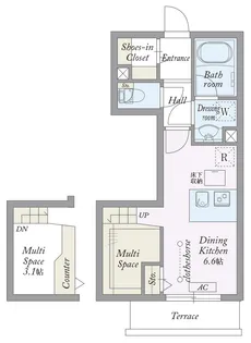 My Style vintage 八王子万町【1階】の間取り