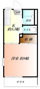 前田ハイツ【1階】の間取り