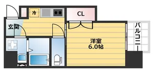 ソフィア南森町【7階】の間取り