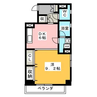 PALTION【2階】の間取り