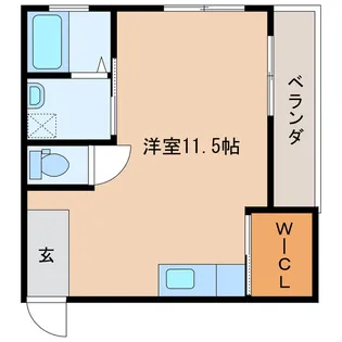 スペース・ナイン【1階】の間取り