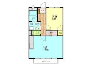 レジデンスサチネ【2階】の間取り