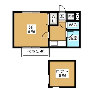 東京都中野区新井1【アパート】の間取り