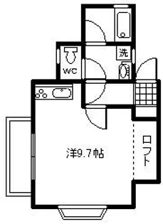 プチメゾンバンベール【2階】の間取り