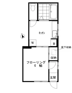 東京都板橋区板橋4【アパート】の間取り
