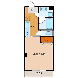 アルル竜【1階】の間取り