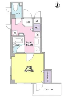 セレーノ高津【2階】の間取り