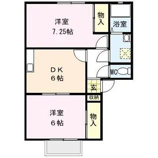 TOMORROW【2階】の間取り