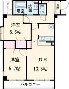 ソサエティ柿の木坂アネックス【4階】の間取り