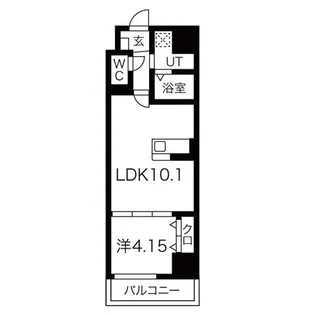 フリーダムレジデンス 堺大小路【7階】の間取り