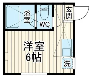 ユナイト丸山アプリコットパフェ【1階】の間取り