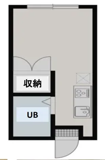スカイハイツ【2階】の間取り