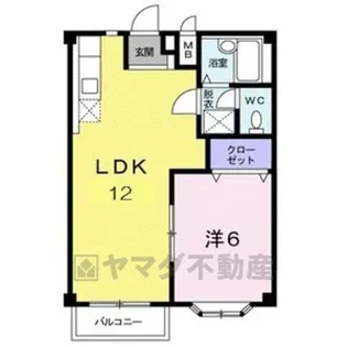 ハイツランビニオン【1階】の間取り