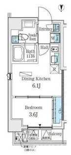東京都中野区弥生町1【マンション】の間取り