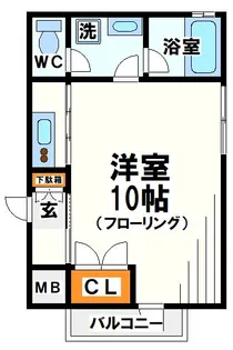 TERZO CASA(テレッゾカーサ)【3階】の間取り