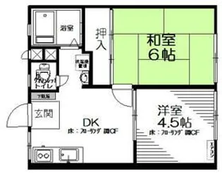 アカギハイツ【2階】の間取り