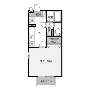 クレアール【2階】の間取り