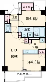ル・シュクレ永福【2階】の間取り