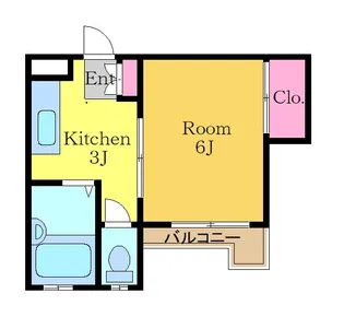 神奈川県横浜市鶴見区佃野町【マンション】の間取り