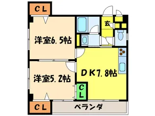 ガ-デンヒルOGI【3階】の間取り