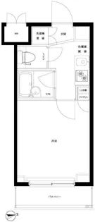 ルーブル北新宿【2階】の間取り
