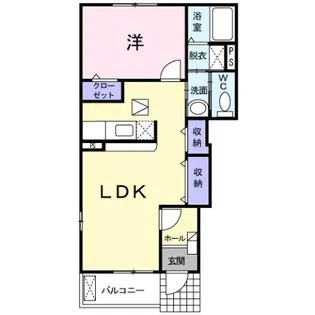 セレッソB棟【1階】の間取り