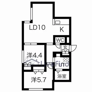 RESIDENCE SHINMEI HONGOU EAST【2階】の間取り