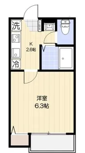 エクセラン松原【1階】の間取り
