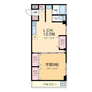 山晃社ビル【6階】の間取り