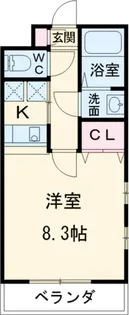 Nasic本八幡【3階】の間取り