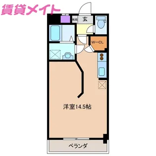 大安ヒルズ【2階】の間取り