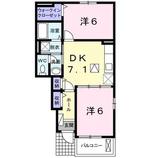 京都府福知山市石原3【アパート】の間取り